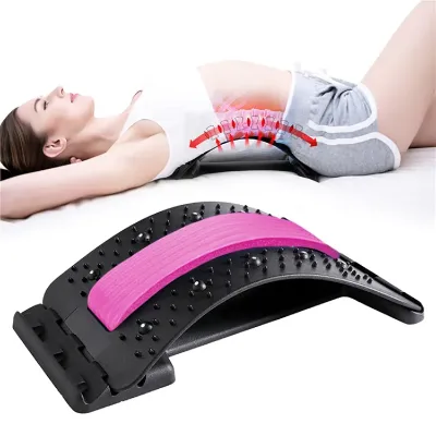 Adjustable Relax Backstretcher Lumbar Traction Device Relax Masajeador Espalda Corrector for Waist Relax Back Massager