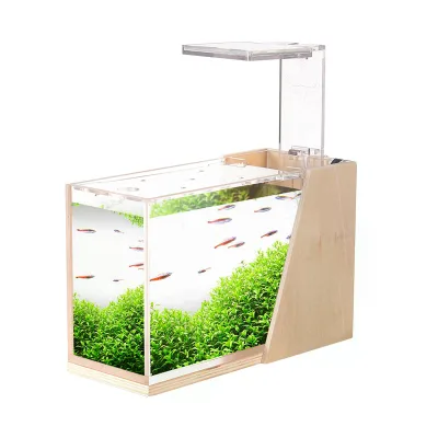 Desktop Fish tank Landscaping Acrylic Ecological Water Free