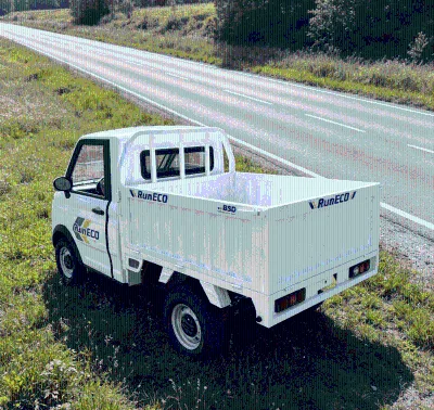 L6e Electric Pickup 4 Wheeler EEC COC Approval 800-1000KG Payload 3500W Heavy Duty for Farm Orchard Hauling