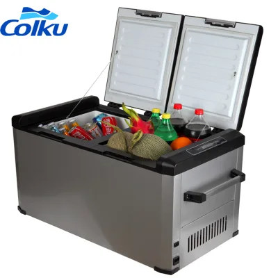 60L Big Capacity Car Fridge Dc 12/24V Camping Freezer Portable Refrigerator for Auto Hunting Camping Outing