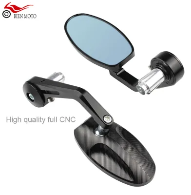 CNC Moto Bar End Black Rearview Side Mirror Other Motorcycle Accessories for yamaha Triumph Speed Triple Accessories