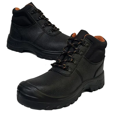Winter Waterproof Genuine Leather Low Cut Construction Safety Shoes for Workers Anti-Static Work Safety Boots