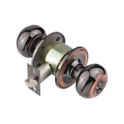 High Quality Security Door Lock Cylindrical Knobset 3641 Cylindrical Knob Lock for Entry/Bathroom/Passage with 3 Keys