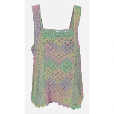 Wholesale Women's Sweater Dress Crochet Dress Beach Knit Crochet Sweater Short Dress