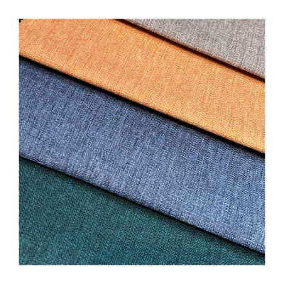 2174-150 Freesample Linen Home Polyester Linen Curtain Linen Fabric for Upholstery