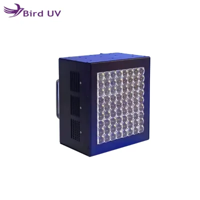 BirdUV UVLED Parallel Light Source 150x150 LED UV Curing Lamp 365-405nm Wavelengths 20mW/cm Irradiance Natural/Fan Cooling