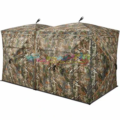 Outdoor Generic Camouflage Windproof Hunting Camping Tents House Camp Pernment Hunting Blind Tent