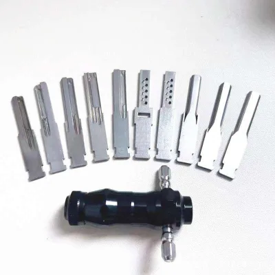Professional Unlocking Tool Kit Durable Stainless Steel Tubular Pick Set