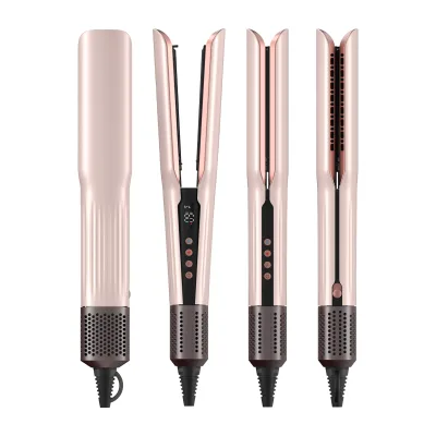 One-Step Hair Dryer and Straightener - 2-in-1 Fast Drying and Straightening Tool with Ionic Technology for All Hair Types