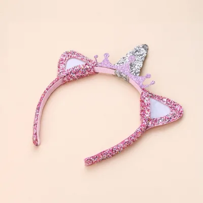 Children's Unicorn Headband Sweet and Cute Girl's Versatile Hair Accessory Cloth Art Hair Accessories