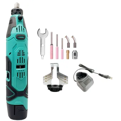Adjustable Speed 12V Wireless Lithium-ion Electric Grinder DIY Micro Chain Saw Battery Power Source Rechargeable Sanding