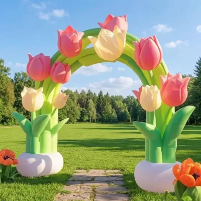 Custom Festive Inflatable Advertising Decoration Inflatable Arch Christmas Children's Wedding Flowers Inflatable Arch