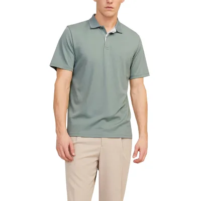 Men's Custom Logo Basic Golf Shirt Short Sleeve Mercerized Cotton for Polo Shirts Solid Pattern Manufacturer's Basic Design