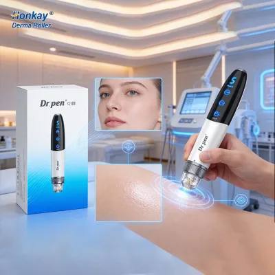 Professional Bio Pen Microneedling Pen Intuitive Touch Screen Derma Pen Remove Fine Lines Repair Sensitive Skin