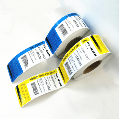 BOPP Adhesive Tire Label, Tyre Sticker, Waterproof Sticker