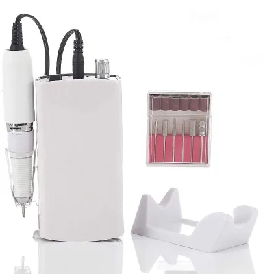 Professional Nail Drill 30000RPM Cordless Rechargeable Battery Portable Nail Drill