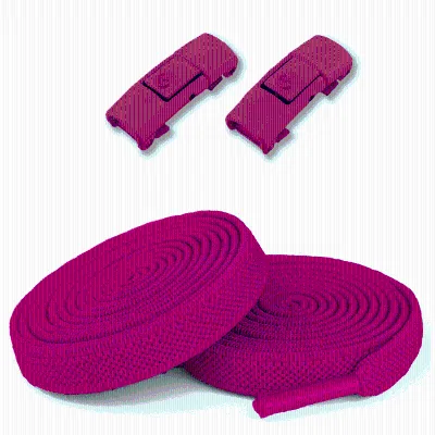Lazy People No Tie Shoelaces Elastic Elastic Shoelaces With Alloy Press Buckle for Children and Adult