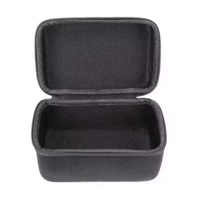 165x100x100mm EVA Case with Textured Fabric Cover Semi-Rigid Zip Closure and Spacious Interior for Protective Storage
