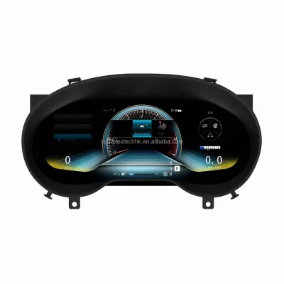 12.3" LCD Dashboard Digital Cluster Car Instrument Virtual Speedometer For Mercedes Benz GLA X156 2015-2019