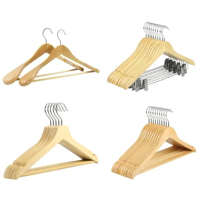 Wood Hanger 2025 Wooden Hanger for Garment Supermarket Hotel Homedecor Display Customize Free to Wholesale