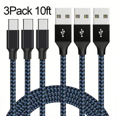 2026 in Stock Black 1m Usb Data Charging Cable a Male to