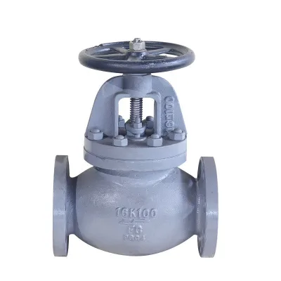 JIS 16K Globe Valve Water OEM Normal Temperature Stop Valve General Steam Machine Valve Stopper F7309 Standard Marine Cast Iron