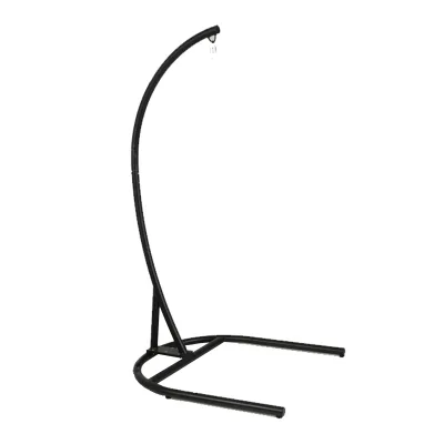 Hanging Chair Stands Metal Durable C Shape Stands Full Steel Frame for Hanging Hammocks