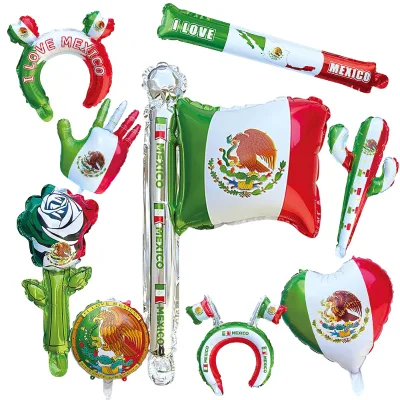 Wholesale Country National Flag Foil Balloons USA Brazil Mexico India Indonesia Custom Party Event Decoration Bulk Supply