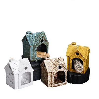 Small House Semi-handmade Semi-mechanical Outdoor Gardening Religious Supplies Decoration Hamster Nest Ornaments Peru Sacred