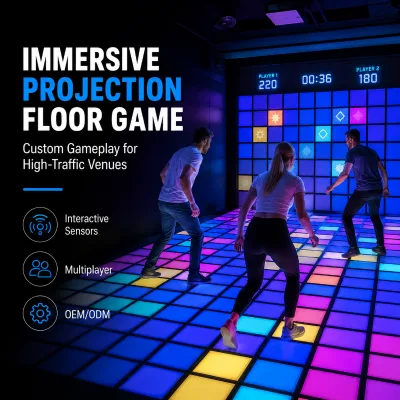 Activate Game Grid Interactive LED Floor Game System for Arcade FEC Entertainment Center