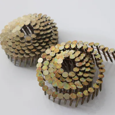 1-1/4" 15 Degree Hot Dipped Galvanized Iron Coil Roofing Nails | Big Head | Sharp Point | Superior Rust-Resistance Fasteners US