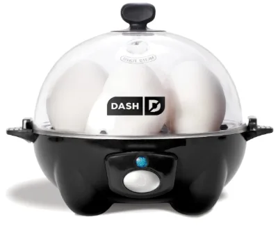 6 Egg Capacity Electric Egg Pan for Boiled Poached Scrambled or Omelette with Automatic Closing Function