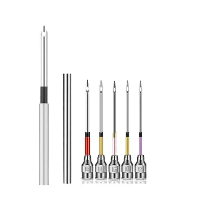 7Pcs Felting Punch Needles Embroidery Stitching Punch Needle With Seam Ripper Cross Stitch Tools Knitting Needles Sewing Tools