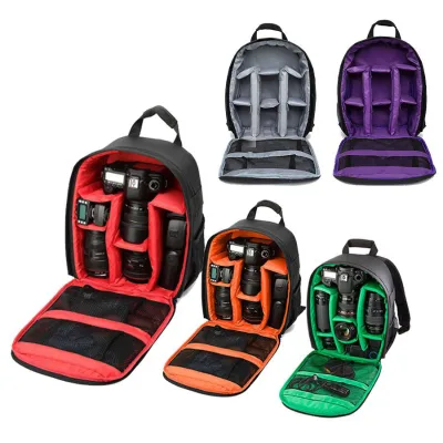 Camera Backpack Waterproof Large Capacity Camera Case Multifunction Shockproof Camera Dslr Bag