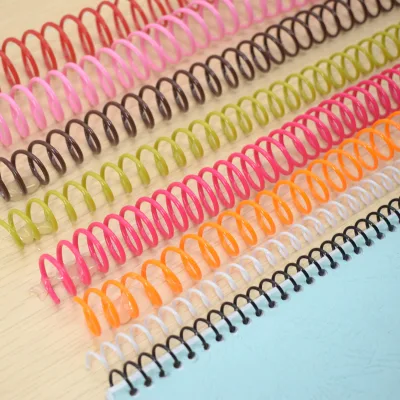 Cheap Price Single Comb Plastic Spiral Wire Coil Binding for Book Binding