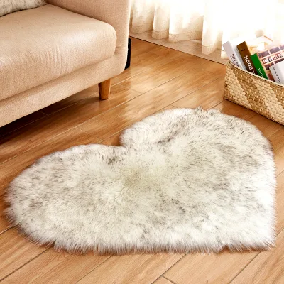 Wholesale Australian Different Shape pink Faux Fur Sheepskin Rugs