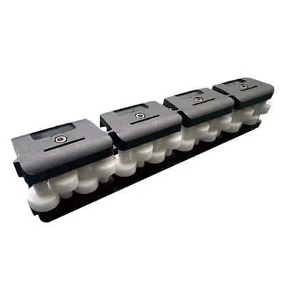 Plastic Roller Side Guide for Conveyor Straight Running Roller Side Guide High Quality Conveyor Side Guide PE & UHMW Material