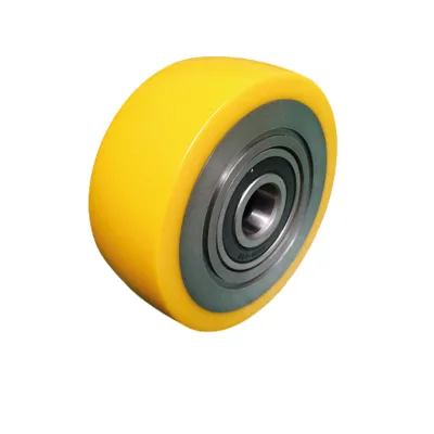 Customized Polyurethane Rubber Conveyor Roller 20mm Bore Diameter 100 Nm Maximum Torque Sticky Temperature Wear-resistant