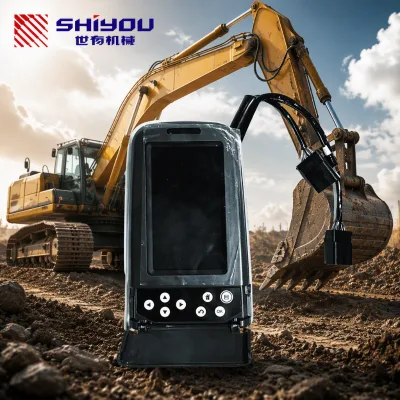 SHIYOU 366-8694 349-5408 309-5711 Monitor for 323D 324D 325D 329D 330D 336D 345C 345D 349D Excavator Instrument Panel