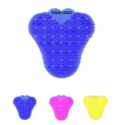Customized Triangle Urinal Screen Mat for Man Toilet Change Color in Hot Water