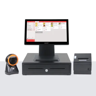 Hot Selling Pos System with Software Combo Winow/Android Touch Pos System Stand for Sale
