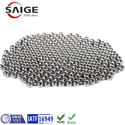 SAIGE 4.0mm AISI 1010/1015 Mild Carbon Steel Ball Polished Corrosion Resistant Drilled Hole Solid for Mechanical Parts