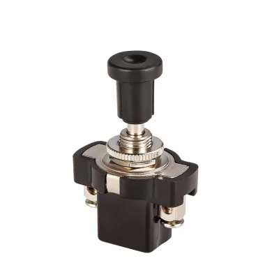 Factory Car Auto Truck Universal Push Lever Action ON/OFF Switch 2 Pin Automotive Car Push Pull Pin Switch