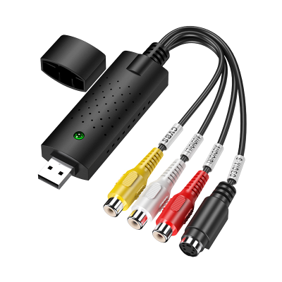 USB 2.0 VHS to DVD Converter Analog Video to Digital Format Audio Video DVD VHS Record Capture Card Quality PC Adapter