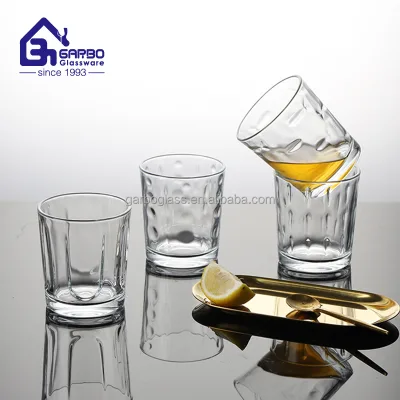 High Quality 8oz 230ml Zombie Glasses Based Cups with Pressed Machine Made Juice Glass Tumbler Beer Drinking Glass Tumblers
