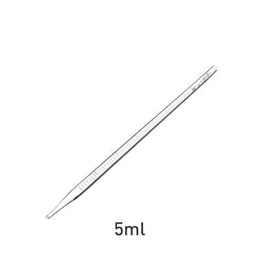 Laboratory Wholesale Individual Pack Plastic Transparent Disposable Sterile Serological Pipette 5ml