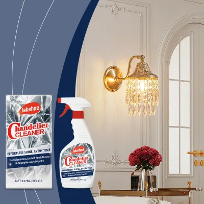 Kitchen Chandelier Crystal Lamp Cleaning Agent Spray to Remove Yellowing and Wipe-free Lamp Lighting Cleaning Agent