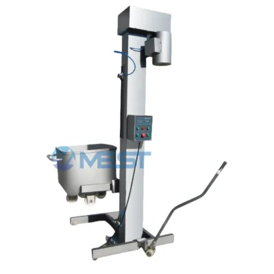 304 Stainless Steel Meat Cart Trolley Bin Hoist Lifting Machine Automatic Movable Meat Bucket Loader Elevator for Sale