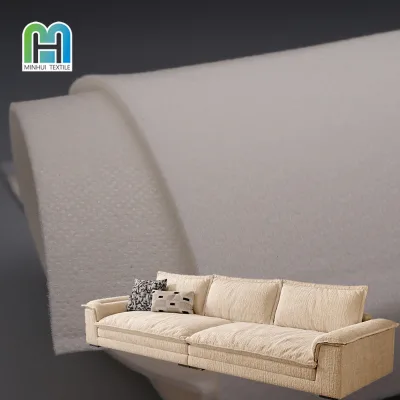 Upholstery Velvet Fabric Bottom Lightweight Bonded 3MM Foam Backed Velour Fabric for Luxury Sofa Underside Fabric