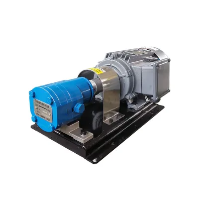 Factory Price Corrosion-Resistant Iron Gear Pump High-Precision Metering Leak-Free Transfer Chemical Liquid High Pressure